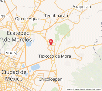 Map of Chiconcuac, México