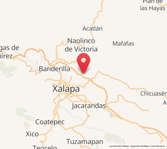 Map of Chiltoyac, Veracruz