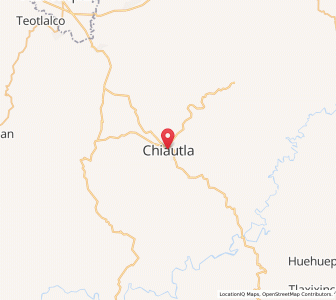 Map of Ciudad de Chiautla de Tapia, Puebla