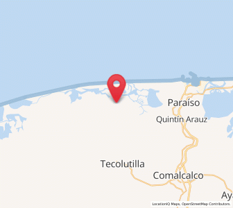 Map of Cocohital, Tabasco