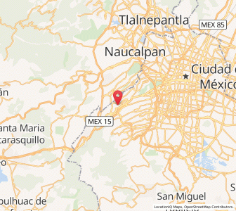 Map of Col. Bosques de las Lomas, Mexico City