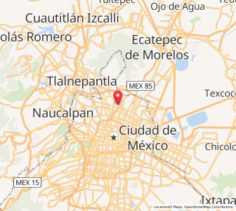 Map of Colonia Lindavista, México