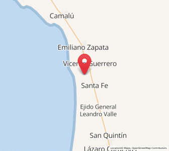 Map of Colonia Lomas de San Ramón (Triquis), Baja California