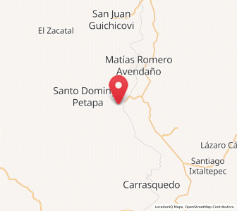 Map of Colonia Progreso, Oaxaca