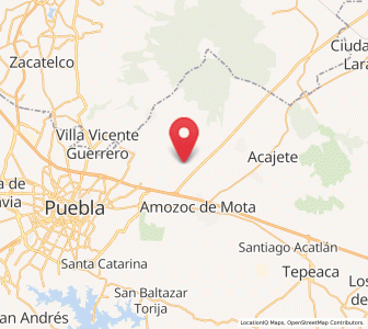 Map of Concepción Capulac (La Ex-Hacienda), Puebla