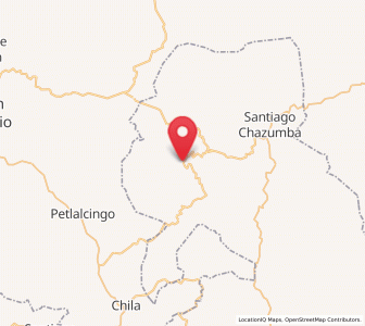 Map of Cosoltepec, Oaxaca