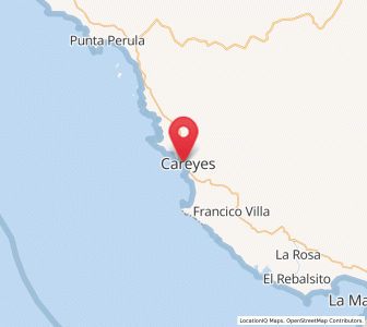 Map of Costa Careyes, Jalisco