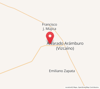Map of Díaz Ordaz, Baja California Sur