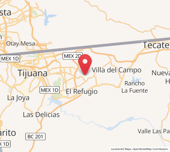 Map of Ejido Javier Rojo Gómez, Baja California