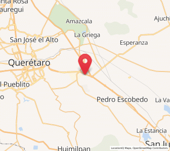 Map of El Colorado, Querétaro