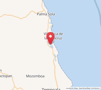 Map of El Farallón, Veracruz