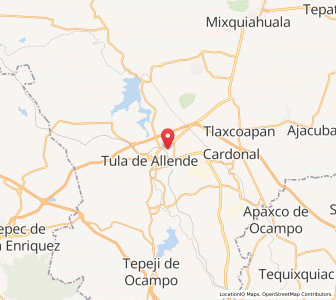 Map of El Llano, Hidalgo