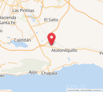 Map of El Rodeo, Jalisco