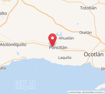 Map of El Romereño (INFONAVIT), Jalisco