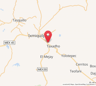 Map of El Tephé, Hidalgo