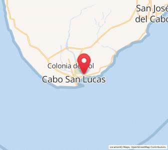 Map of El Tezal, Baja California Sur
