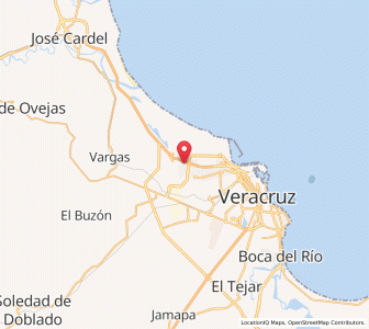 Map of Fraccionamiento Geovillas los Pinos, Veracruz