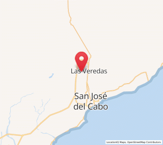 Map of Fraccionamiento la Ballena Segunda Etapa, Baja California Sur