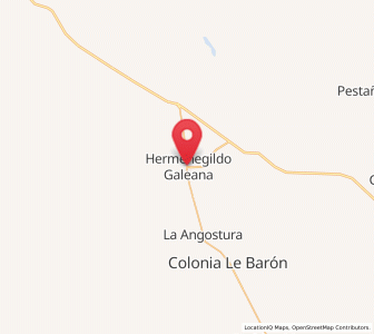 Map of Galeana, Chihuahua