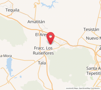 Map of Huaxtla, Jalisco