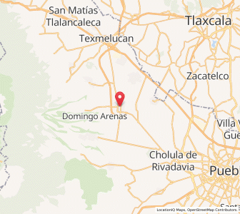 Map of Huejotzingo, Puebla