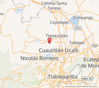 Map of Huilango, México