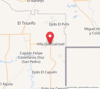 Map of Ingeniero Emilio López Zamora, Tabasco