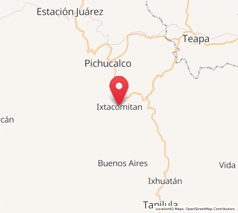 Map of Ixtacomitán, Chiapas