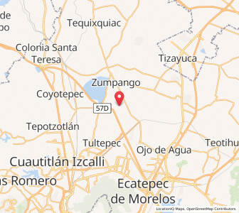 Map of Jaltenco, México