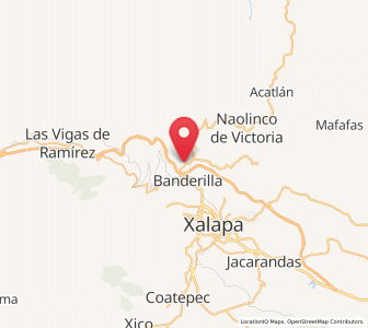 Map of Jilotepec, Veracruz