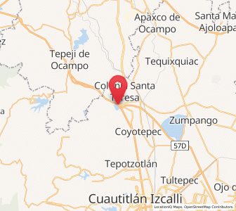 Map of Jorobas, México