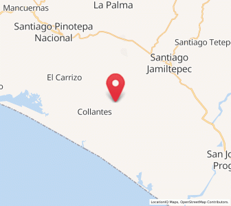 Map of José María Morelos, Oaxaca