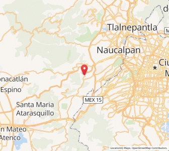 Map of La Magdalena Chichicaspa, México