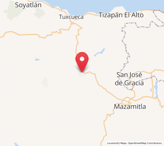 Map of La Manzanilla de la Paz, Jalisco