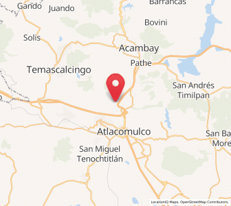 Map of La Mesa de Chosto, México