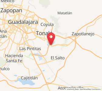Map of La Punta, Jalisco