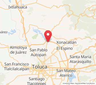 Map of Llano de la Y, México