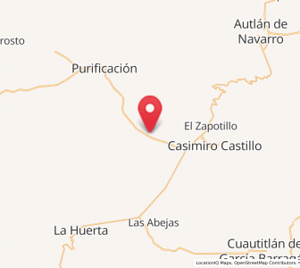 Map of Lo Arado, Jalisco