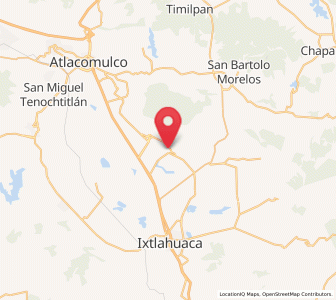 Map of Los Reyes, México