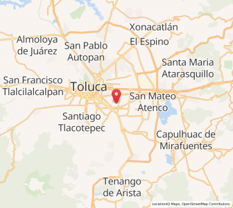 Map of Metepec, México