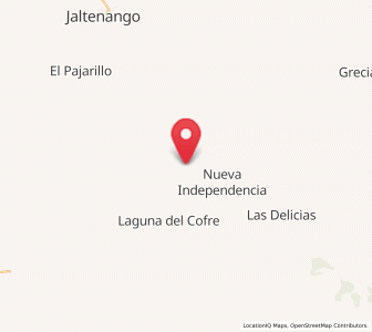 Map of Montecristo, Chiapas