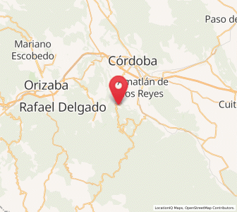 Map of Naranjal, Veracruz