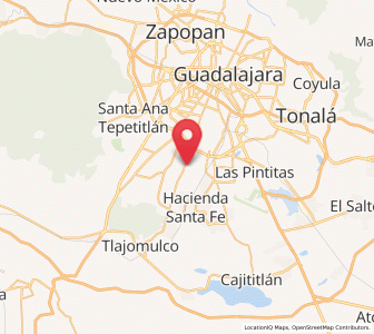 Map of Paseo del Prado, Jalisco