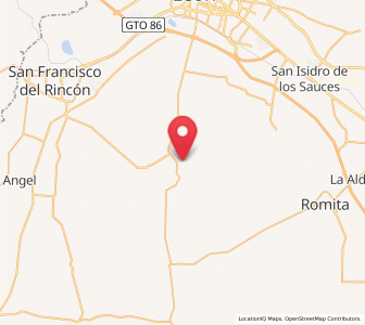 Map of Plan Guanajuato (La Sandía), Guanajuato