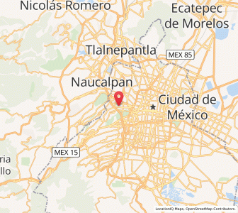 Map of Polanco, Mexico City