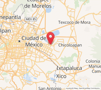 Map of Polígonos, México