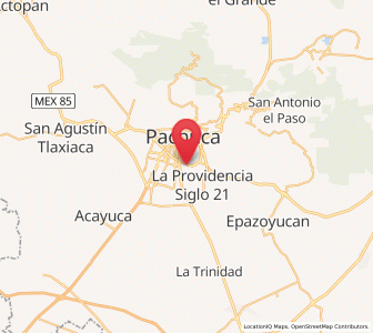 Map of PRI Chacón, Hidalgo