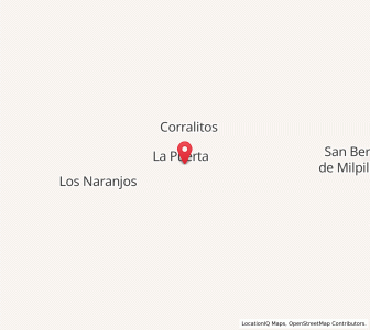 Map of Pueblo Nuevo, Durango