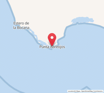 Map of Punta Abreojos, Baja California Sur