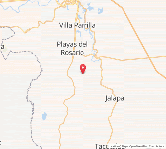 Map of Río de Teapa, Tabasco